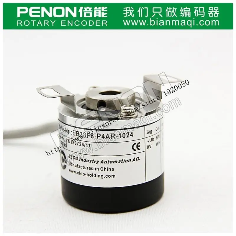 

Supply of EB38F8-P4AR-1024 Elco rotating hollow shaft encoder pulse aperture 8mm1024