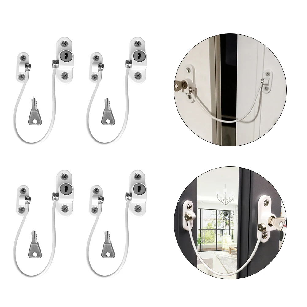 

4 Pcs/lot Child Protection Baby Safety Window Lock Window Limiter Locks on the Windows Child Safety Infant Security Child Lock