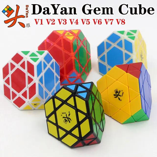 mf8 Magic Cube DaYan GEM Cube V1 V2 V3 V4 V5 V6 V7 V8 Big Diamond Stone Strange Shape Puzzle Dodecahedron Megamin High Level Toy 1