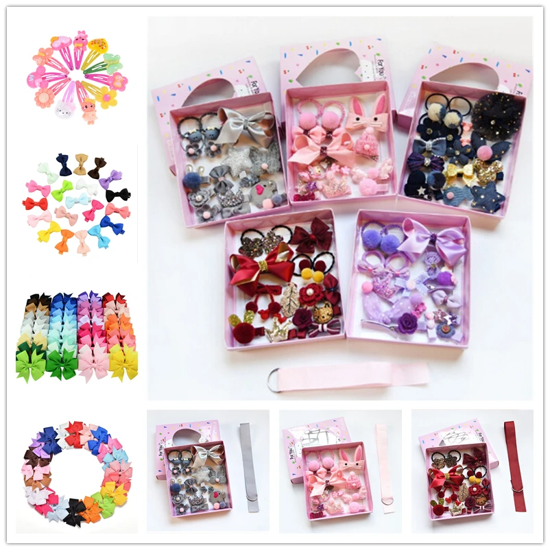 

Newborn bow headdress popular children hair clip multi-layer cute accessories Baby Girls Bows Hairpins Clip Hair Accessories