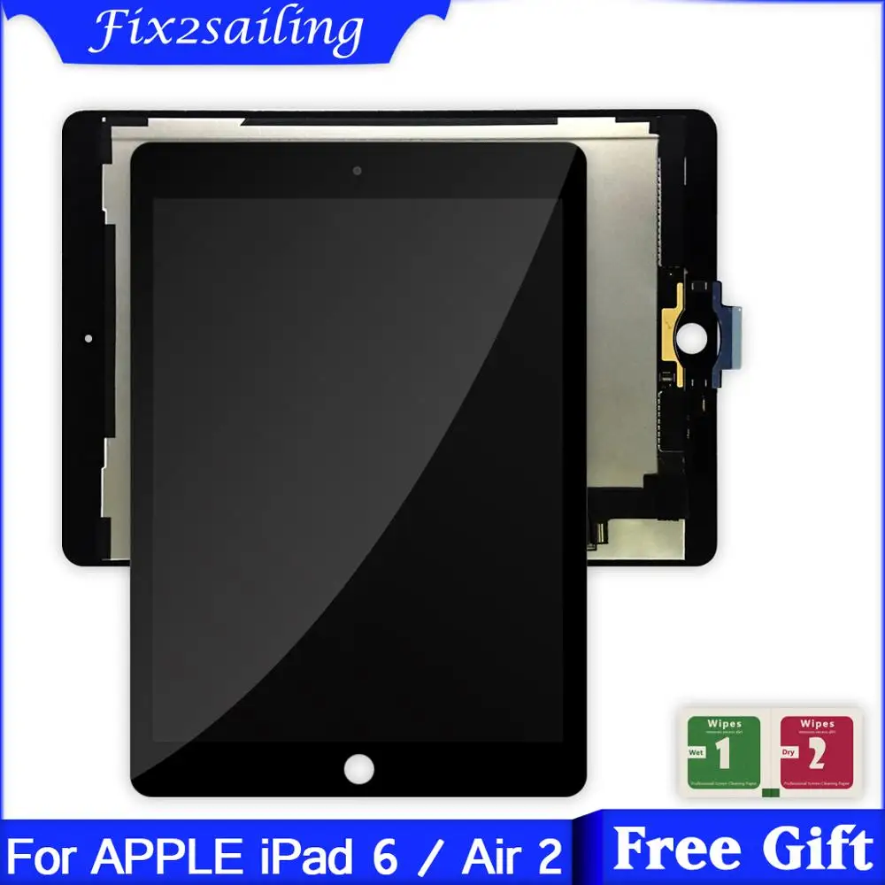 9 7 ''для iPad Air 2 LCD A1567 дисплей сенсорный экран A1566 Замена для 6 ЖК дигитайзер в