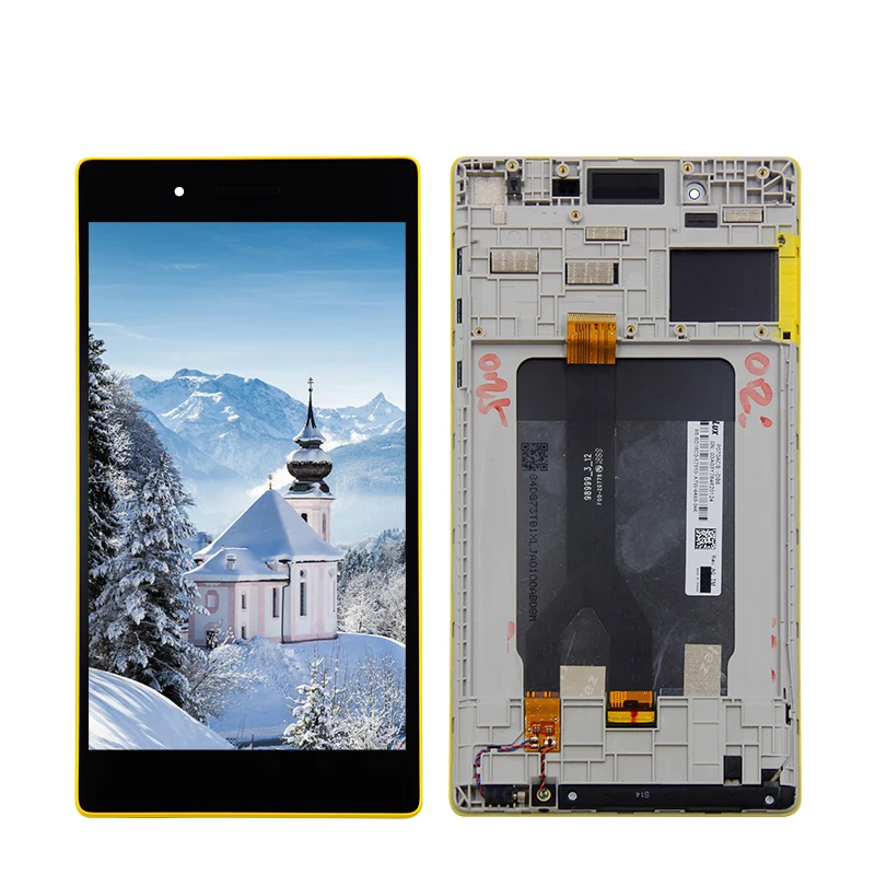 

For Lenovo TAB3-730 Tab 3 730 730F 730M 730X TB3-730 LCD Display Screen Digitizer Touch Panel Assembly + Frame