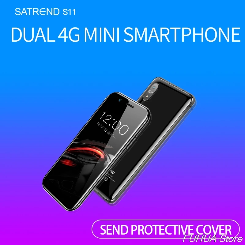 Маленький 4G Мини смартфон S11 Android 7 1 Google Play Store сотовый телефон MTK6739 Wi Fi две SIM карты 3