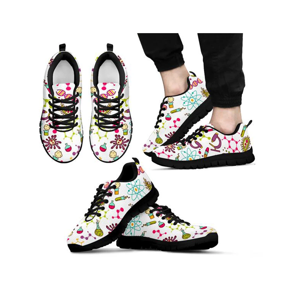 INSTANTARTS Comfortable Biology Chemistry Science Sneakers INSTANTARTS Comfortable Biology Chemistry Science Sneakers