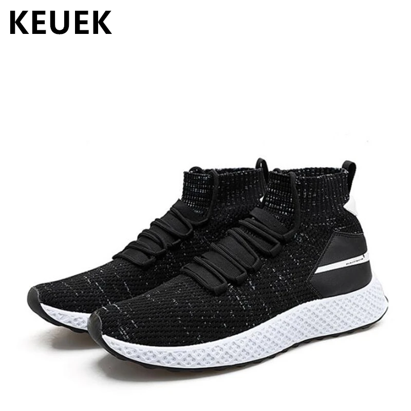 

Fashion Men shoes Lace-Up Breathable Casual shoes Light Comfortable Male Sneakers Outdoor Sport shoes Loafers 02A