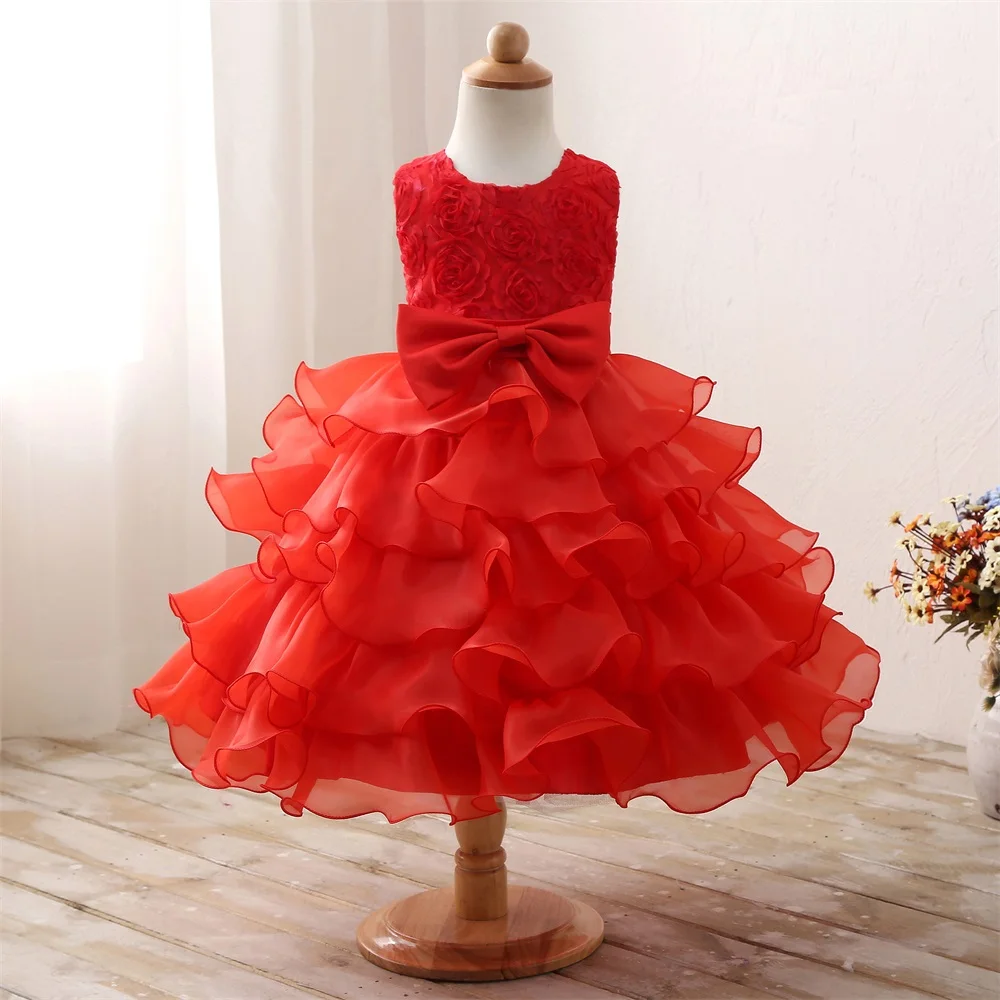 Girl Dress Sleeveless Kids Dresses For Girls Clothes Party Princess Vestidos Nina 5 6 7 8 years birthday Christmas Dress