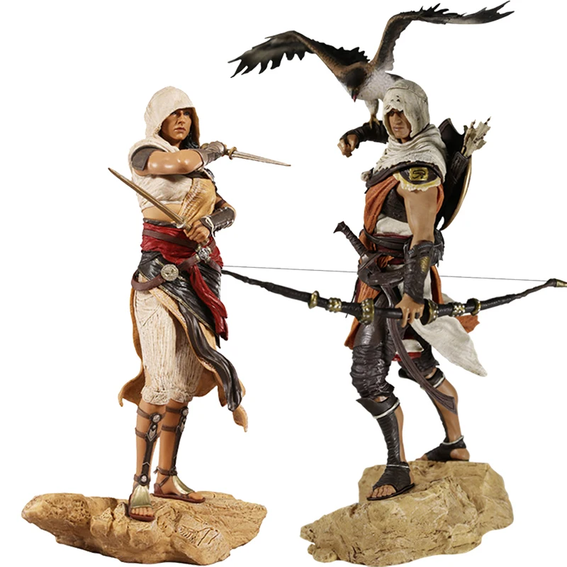 28 см Creed Origins Bayek Aya ПВХ фигурка Коллекционная модель игрушки кукла|Игровые фигурки