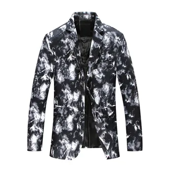 

Fashion New Camouflage Blazers Men Suit Jacket Spring Autumn Casual Slim Fit Business Wedding Printing Suit Plus Size L-7XL 8XL