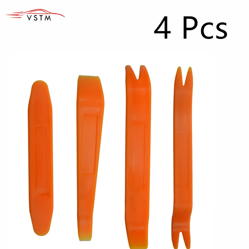 

Portable 4pcs/lot Auto Car-Styling Radio Panel Door Clip Panel Trim Dash Audio Removal Installer Pry Kit Repair Tool