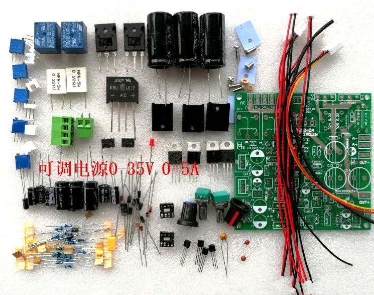 DIY комплекты CC CV силовой модуль DC 35 в 5A регулируемый постоянный напряжение постоянный ток источник питания регуляторы напряжения