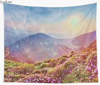

Summer mountains Wall Tapestry Cover Beach Towel Throw Blanket Picnic Yoga Mat Home Decoration