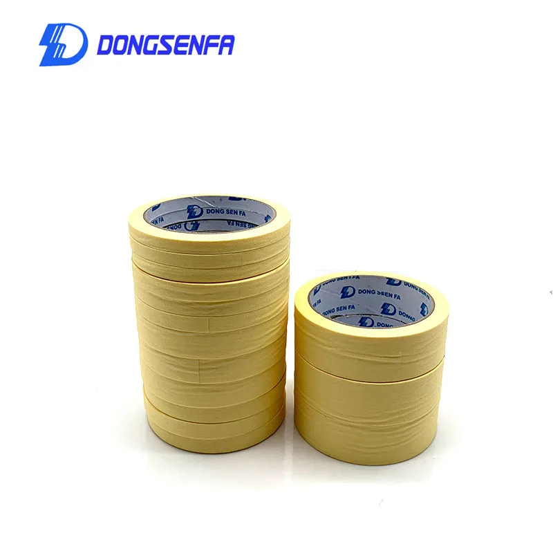 

DONGSENFA 20M High Temperature Paper Masking Tape For Automotive Car Painting Refinish Electronic Protection 3D printer parts