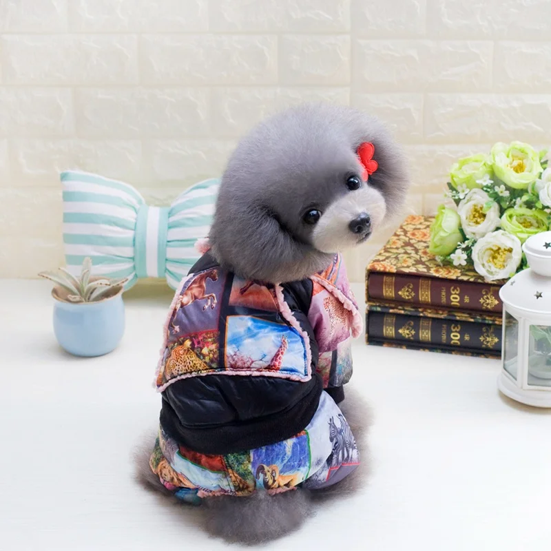 

Dog Waterproof Warm Jumpsuit Winter Pet Dog Puppy Hoodie Dog Clothes Coats Jacket Puppy Coat for Chihuahua Small Large Big Dog