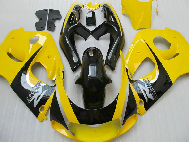 Все комплект обтекателя Для Suzuki srad GSXR600 1996-2000 96 97 98 99 00 Желтый Черный gsxr600 Обтекатели m94