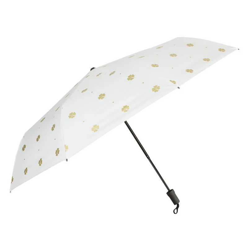 YADA 2019 New Fashion Gold Flower Umbrella Protection Rainy uv High Quality Umbrella For Women Windproof Folding Umbrellas YS668