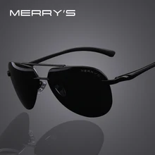 MERRYS Brand Men 100 Polarized Aluminum Alloy Frame Sunglasses Fashion Mens Driving Sunglasses S8281