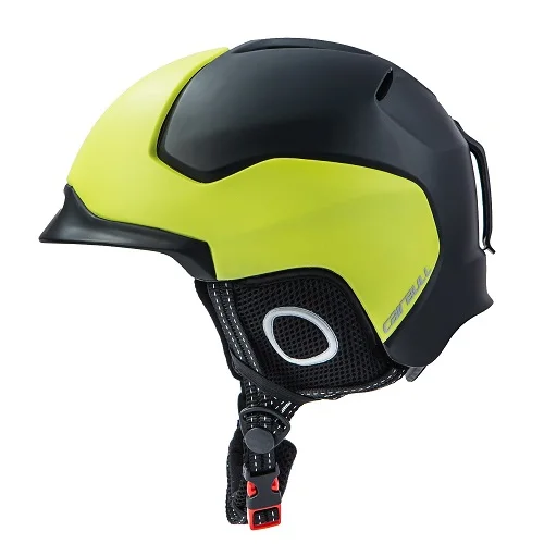 Cairbull W1 новые зимние лыжные шлемы Для мужчин Для женщин взрослых супер легкий теплый одиночный/двойной борт лыжный шлем - Цвет: Matte Black Yellow