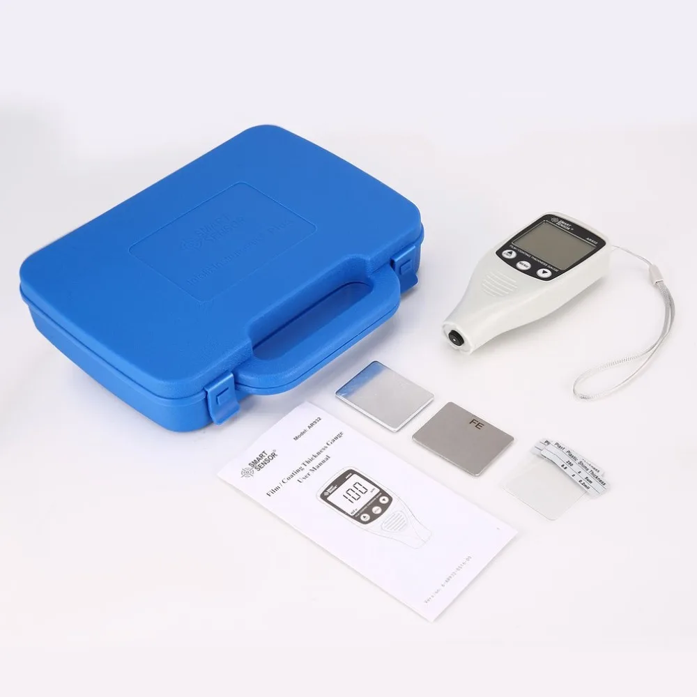 

Smart Sensor AR932 0-1700um Mini Digital Coating Film Iron Thickness Gauge Car Meter Paint Painting Tester Handheld Testing