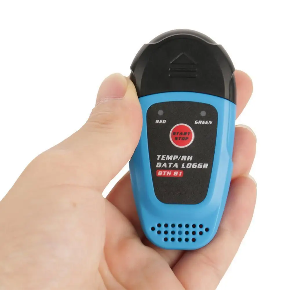 

BTH81 USB Humidity Temperature Recorder TEMP/RH Data Logger Thermometer Hygrometer Moisture Tester Meter -40 C-70 C
