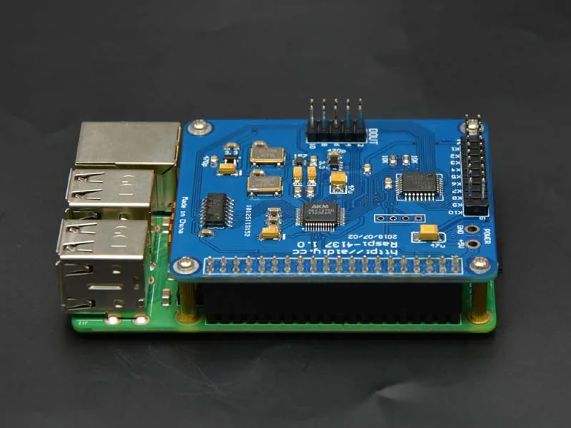 Raspi+ AK4137 Raspberry Pi цифровой вещательный сетевой плеер поддерживает 32 бит 384K DSD256 F5-011