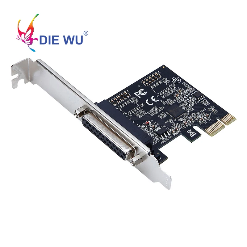 

1X PCI Express PCI-E to Parallel port DB25 LPT Printer Card Adapter ASIX chip AX99100 TXB072