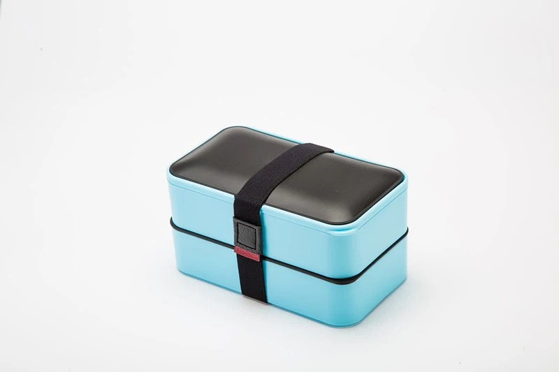 ONEUP Ланч-бокс PP/Silicone 1200 мл bento box с столовыми приборами экологически чистый BPA бесплатно здоровый портативный контейнер для хранения еды - Цвет: Синий