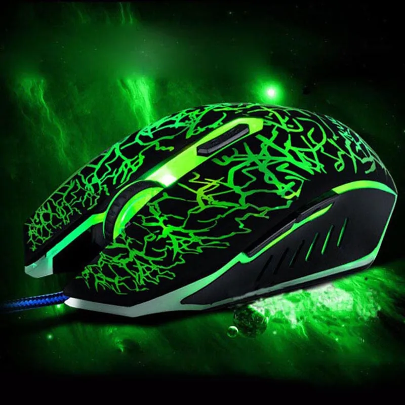 2 Models Professional Colorful Backlight 3200DPI Optical Wired Gaming Mouse Mice for PC Laptop Computer Gamer Dropshipping