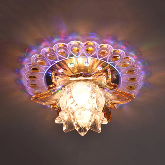 5 W moderne plafond verlichting led kristal woonkamer hal lichten ... 5 W moderne plafond verlichting led kristal woonkamer hal lichten ...