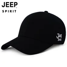 Оригинальная бейсбольная кепка JEEP SPIRIT, мужская Кепка из чистого хлопка с надписью, унисекс, бейсболка с колпаком, регулируемая уличная Кепка в стиле хип-хоп, gorra hombre