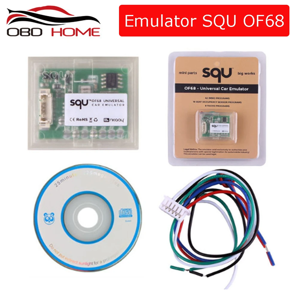 Универсальный автомобильный эмулятор OBD2 SQU OF68 мультиавтомобильные мини запчасти