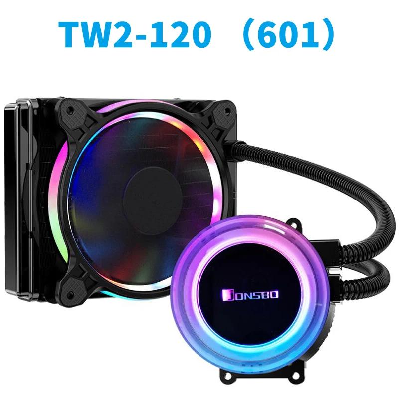 Jonsbo Angel Eye TW2-120 240 501 601RGB автоматический меняющий цвета жидкий процессор кулер для настольного компьютера чехол радиатор