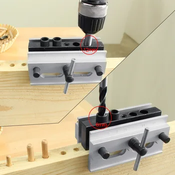 

Self Centering Dowelling Jig Drilling Tools Kit for Wood Working Joinery Punch Locator QJ888