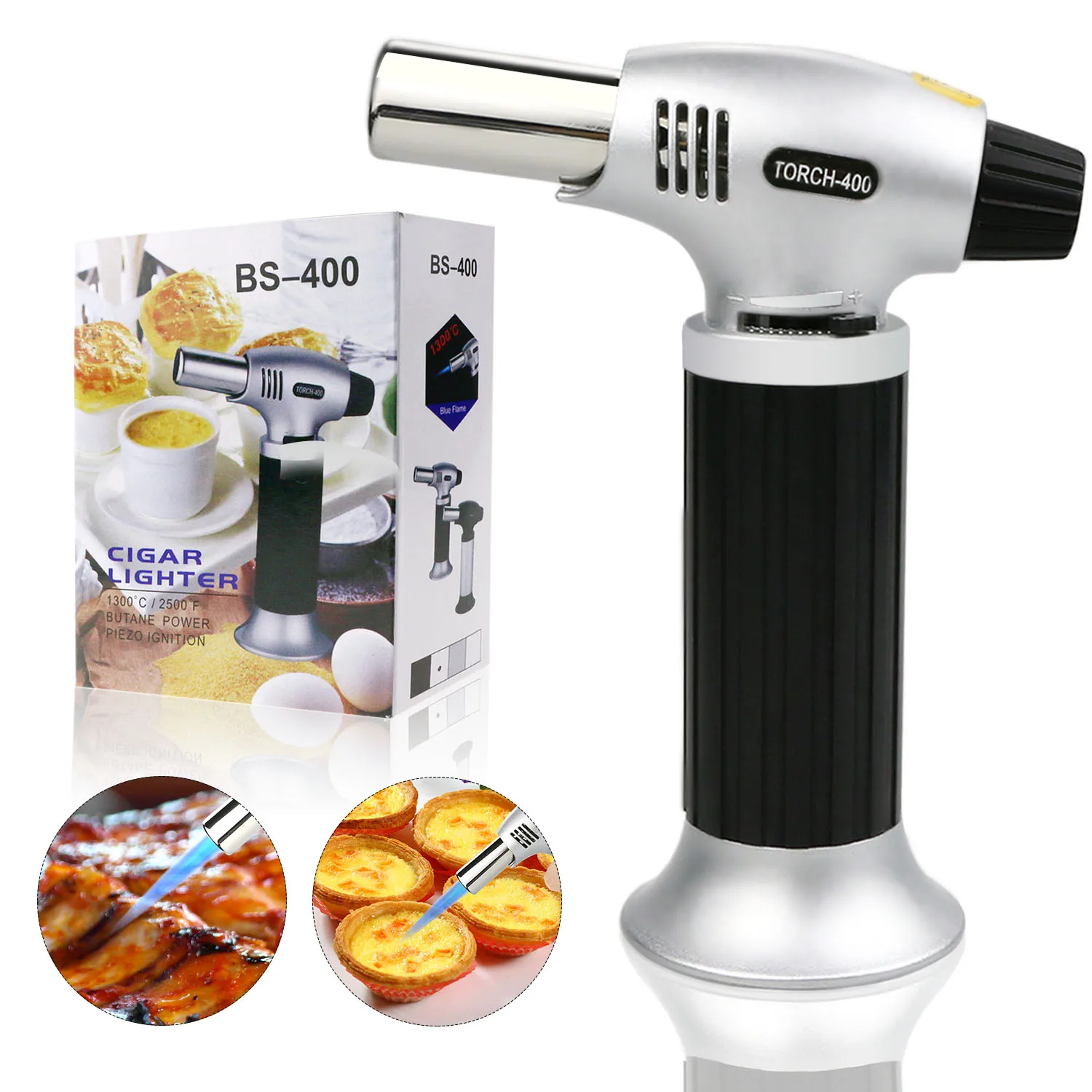 

Electronic Ignition Blow Torch for Camping BBQ Picnic Cooking Welding Copper Flame Butane Gas Burners Gun Maker Torch Lighter