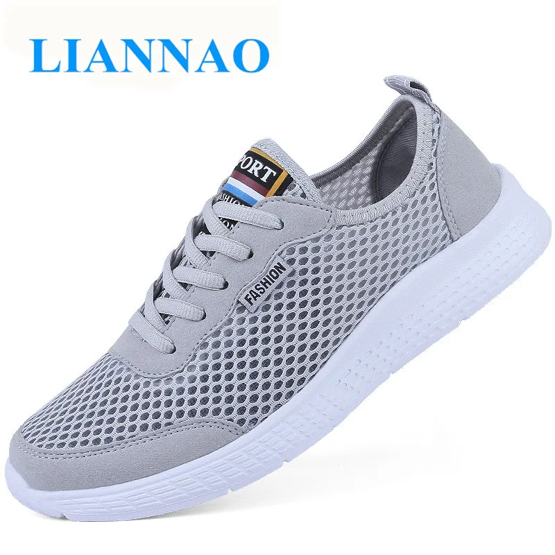 

Fashion Summer shoes Men Women casual air mesh lovers shoes large size35-47 lightweight breathable lace-up flats chaussure homme