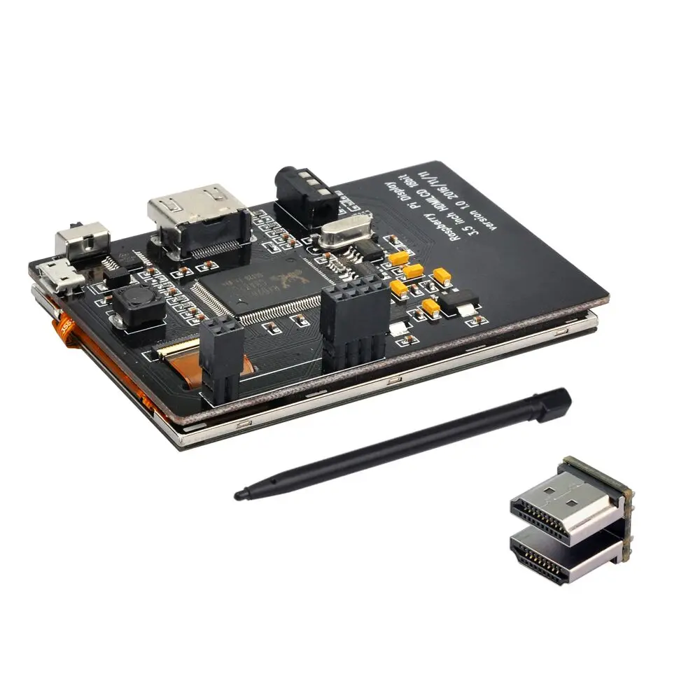  3.5 inch HDMI LCD TFT Touchscreen Display with Acrylic transparent Case for Raspberry pi 2 and Pi 3
