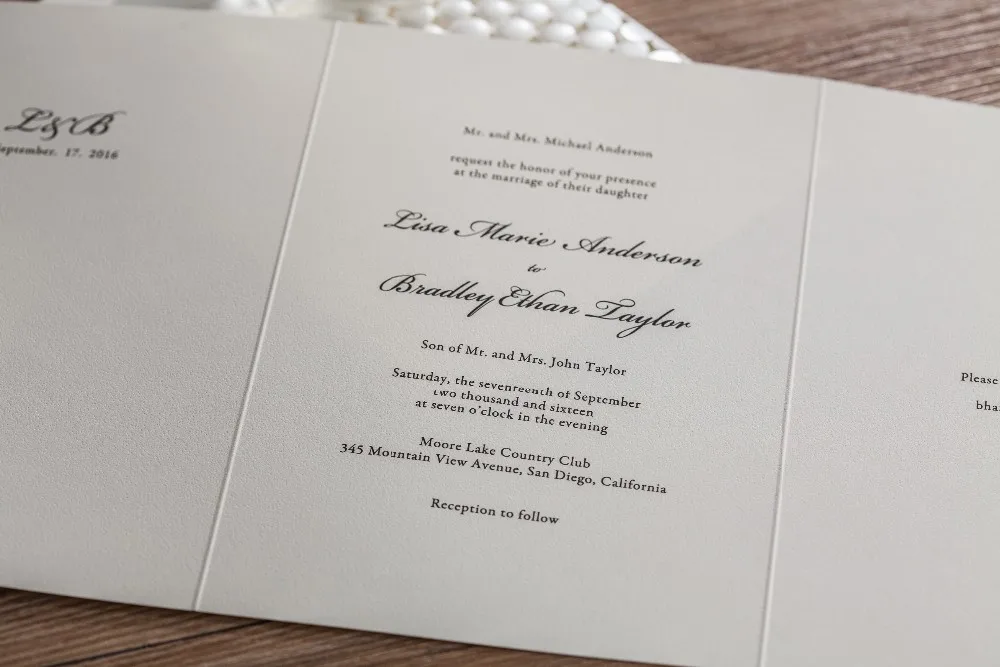100 шт роскошное ожерелье свадебные приглашения карты, индивидуальная Свадьба Помолвка юбилей festa комплект, matrimonio convites