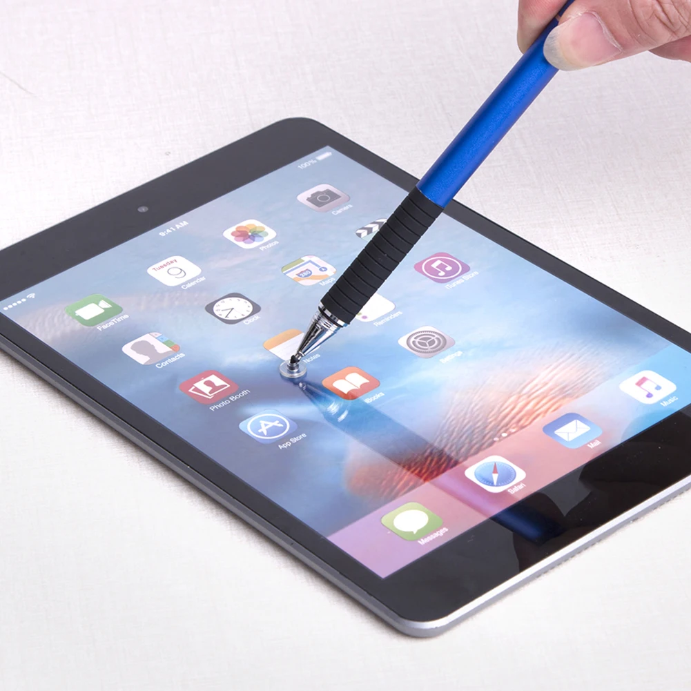 New Arrival Universal 2-in-1 Capacitive Touch Screen Drawing Pen Stylus for Phones Tablets