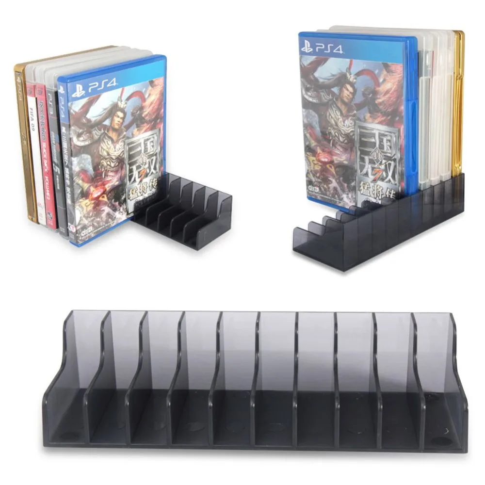 DOBE 2 шт. PS4 игровая подставка для Playstation 4 PS4/PS4 Slim/PS4 Pro коробка карточных игр Storage 20 CD