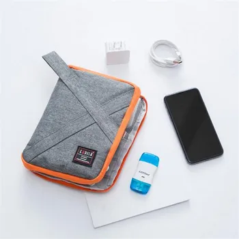 

Travel storage bag charger cable electronic accessories storage bag protective sleeve portable digital phone USB gadget finishin