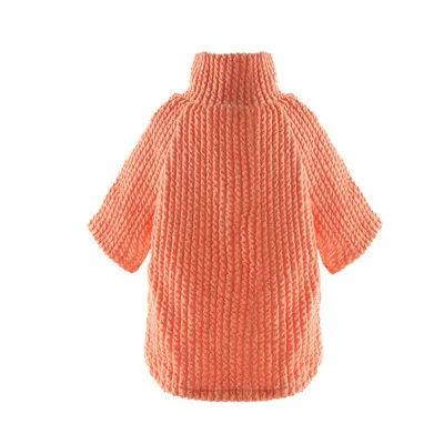 orange Однотонная толстовка с капюшоном для собаки, щенка, собаки, кошки, одежда, XS-2XL, толстовки с капюшоном, 7 цветов, пальто, все сезоны, одежда с капюшоном# GJK4 - Цвет: orange