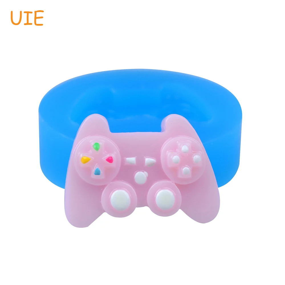 

FYL421U 27.6mm Game Controller Flexible Silicone Mold - Fondant, Cake Decoration, Resin Jewelry Making, Candy, Chocolate Mold