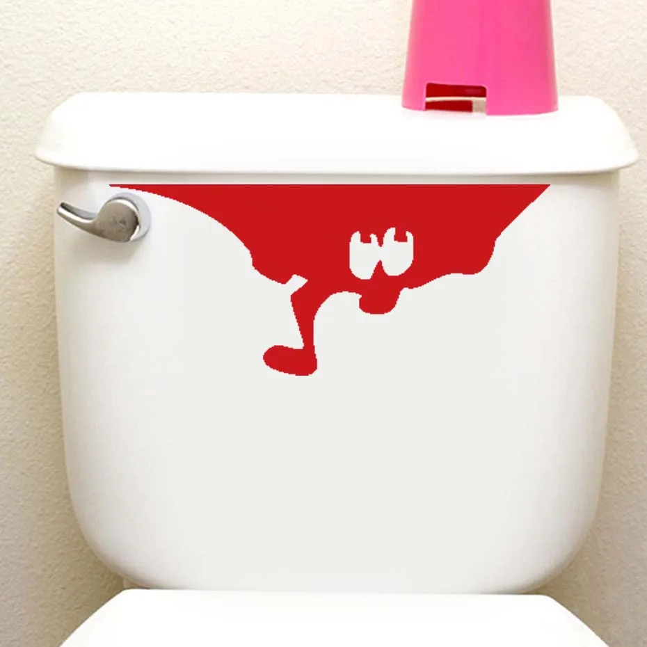 Toilet Decals Super Fun Designs Wall Sticker Colorful Creative For Bathroom Washroom Home Furniture Decoration On The Toilet (1)