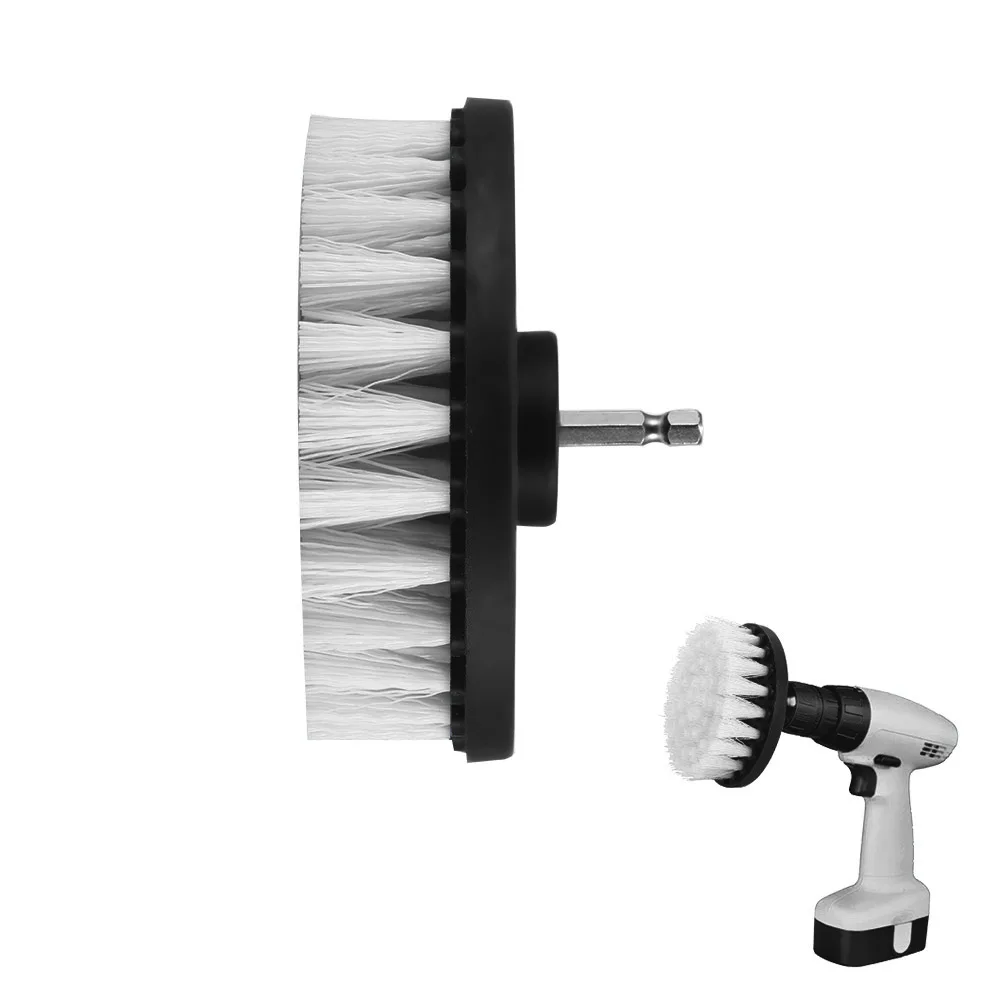 5 Inch Drill Power Scrub Clean Brush for Leather Plastic Wooden
