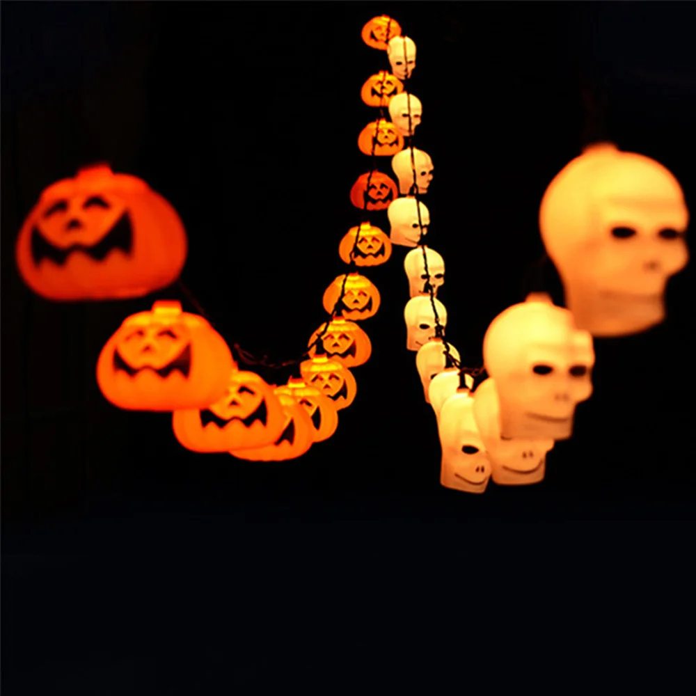 Tanbaby-halloween-decoration-lights-Pumpkin-Skull-LED-String-Light-3-5M-AC220V-or-battery-operated-Rope (2)