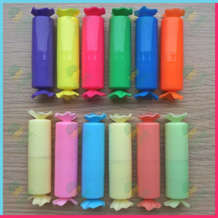 

Candy Mini fluorescent pen creative candy shaped portable compact pen