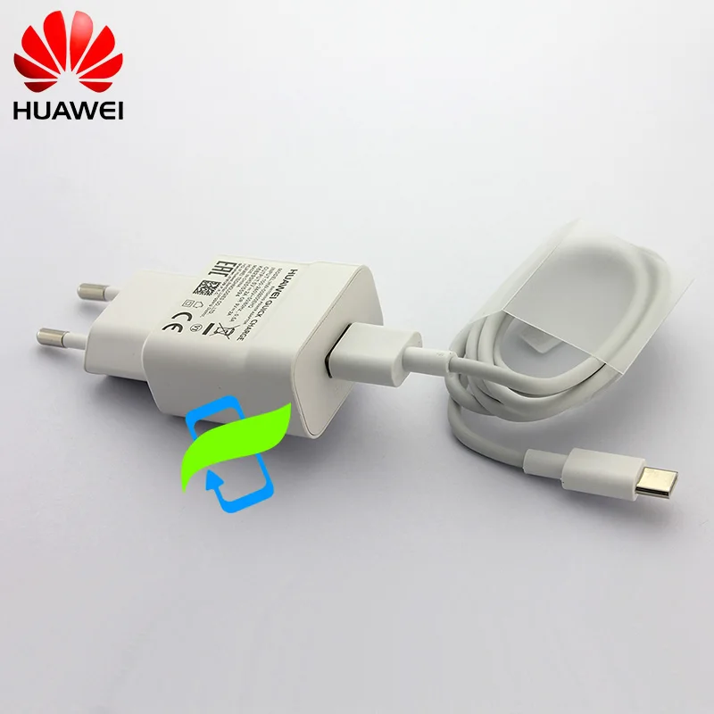 5 шт. оригинальное зарядное устройство Huawei P20 lite 9 В 2 А QC 0 USB кабель для быстрой