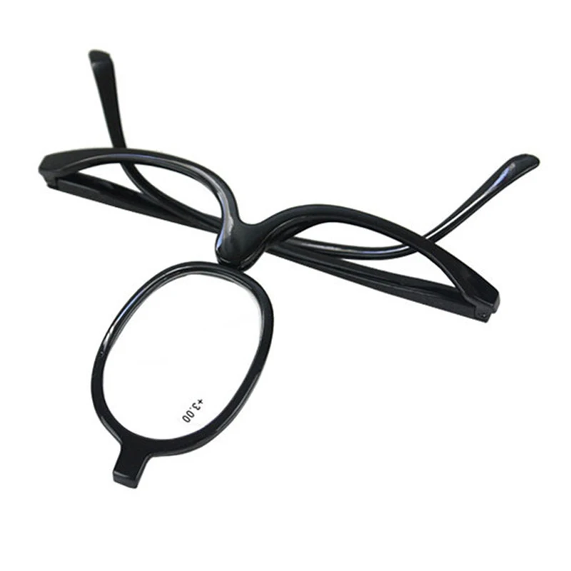 IBOODE Women Folding Eye Make Up Reading Glasses Magnifying Makeup Presbyopic Eyeglasses 1.0 1.5 2.0 2.5 3.0 3.5 4.0 Eyewear