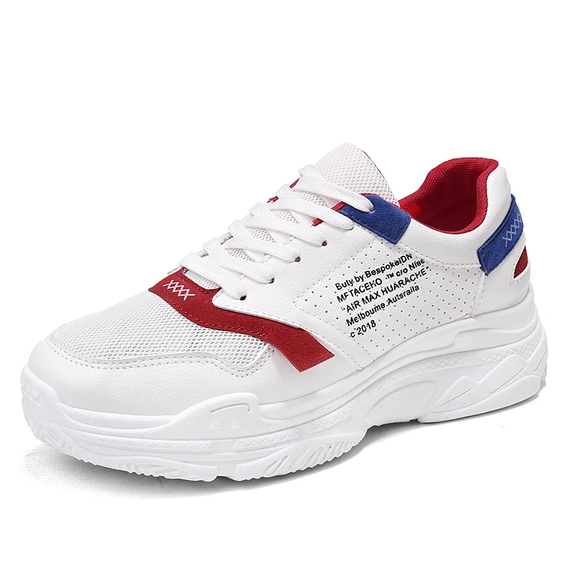 

New Arrival Men's Running Shoes Athletic Training Sports Shoes Height Increase/Thick bottom Outdoor Walking Mesh Air Shoes39-44