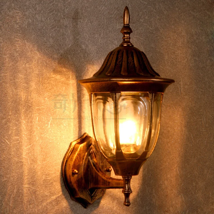 

8" Vintage European Royal Villa Outdoor Wall Lamps Landscape waterproof Wall Lamps Mediterranean Corridor Wall Lamps