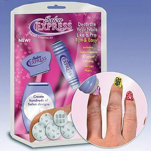 Free Shipping Retail Nail Art Stamping Kit Nail Art Equipment Decorate